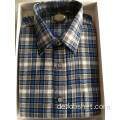 Flanell Stoff Business Shirt